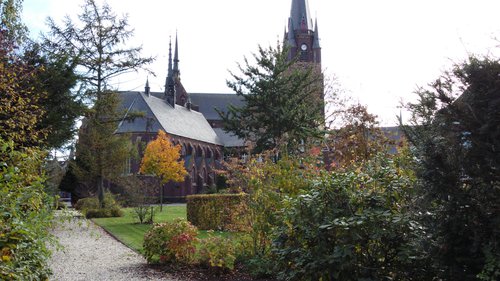 Priesterhaus Garten Außenansicht