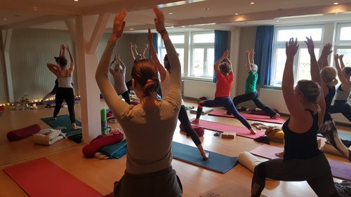 Yoga in der Gruppe