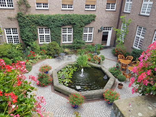 Innenhof im Priesterhaus von Kevelaer