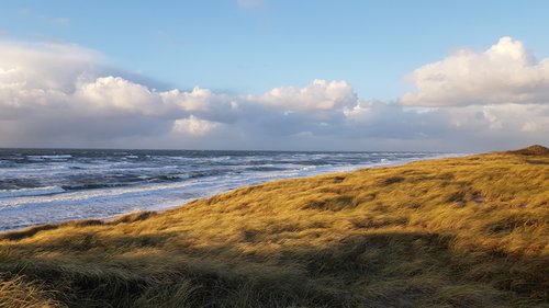 Ausblick auf den Meereshorziont auf Sylt